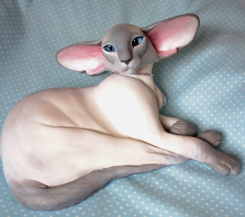 Siamese Cat Sculpture by Feline Sapien https://www.facebook.com/FelineSapienArt